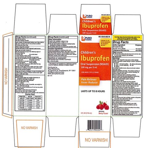 Childrens Ibuprofen Oral Suspension Original Berry Flavor