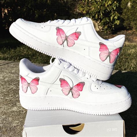 Benutzerdefinierte Monarch Schmetterling Air Force Nike Etsy