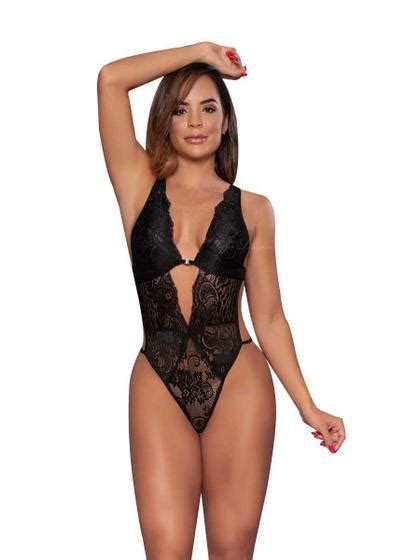 Lingerie Sex Body Em Renda Completa Sedutora Y Lingerie Body