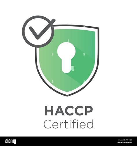 Haccp Hazard Analysis Critical Control Points Icon With Award Or Checkmark Stock Vector Image