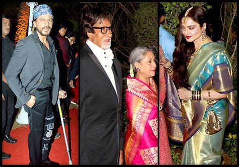 Ahana Deol wedding: SRK, Amitabh, Jaya, Rekha attend reception (see ...