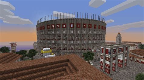 Romecraft Colosseum Map For Minecraft 187 Romecraft Colosseum Map