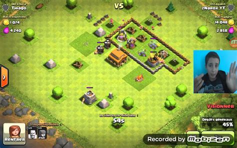 Clash Of Clan Premi Re Attaque Youtube