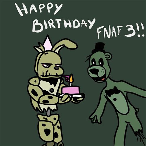 Happy Birthday Fnaf 3 By Vinixavier13 On Deviantart