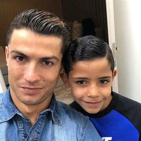 Cristiano Ronaldo shares rare photo with mini-me son