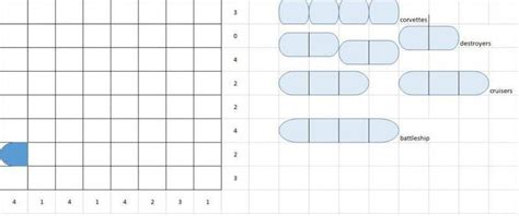 Game of battleship logic puzzle