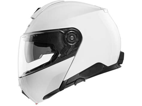 Caschi Modulari Schuberth C Casco Moto Apribile Glossy White