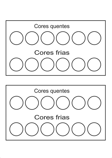 Cores Quentes E Frias Atividades LIBRAIN