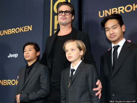 Brad Pitt Brings The Kids To 'Unbroken' Premiere While Angelina Sits ...