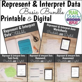 Represent Interpret Data Basics Bundle By Plan Teach Grade Repeat Llc