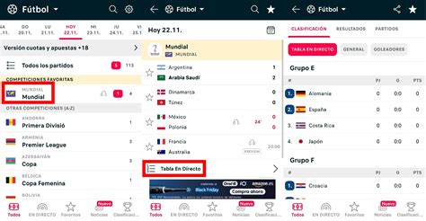 Las Mejores Apps Para Conocer La Clasificación De España En El Mundial De Qatar 2022