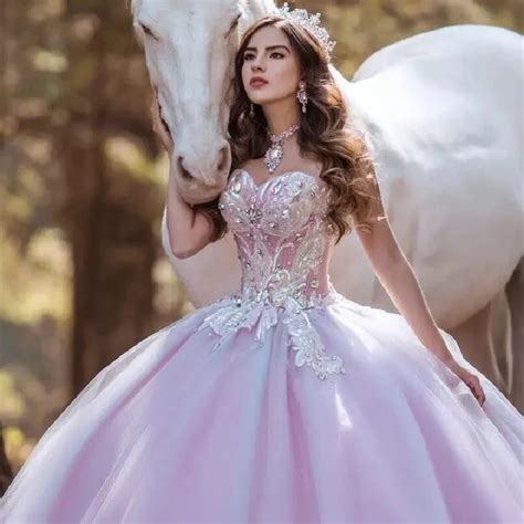 White And Light Purple Quinceanera Dresses