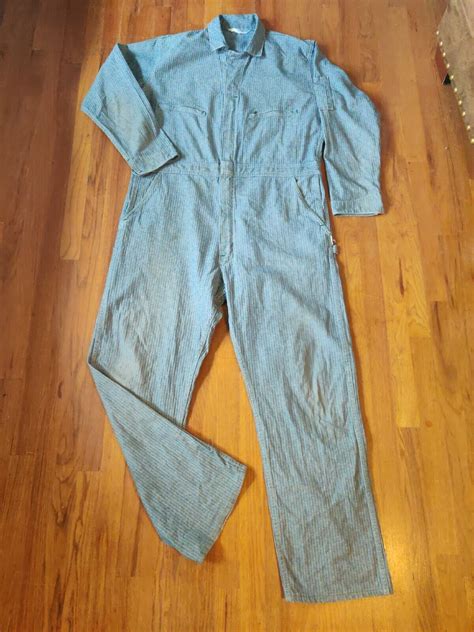 Vintage Key Imperial Herringbone Cotton Workwear Cove Gem