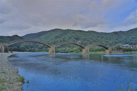 Kintaikyo Bridge in Iwakuni, Hiroshima, Japan Stock Image - Image of iwakuni, sunset: 97718011