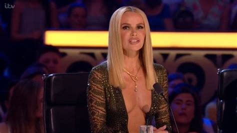 Britains Got Talent Amanda Holden Shocks Fans With Extremely Revealing Dress