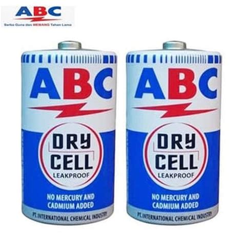 Jual ABC Battery Size D Dry Cell Baterai ABC Besar Tipe Ukuran D FS Di