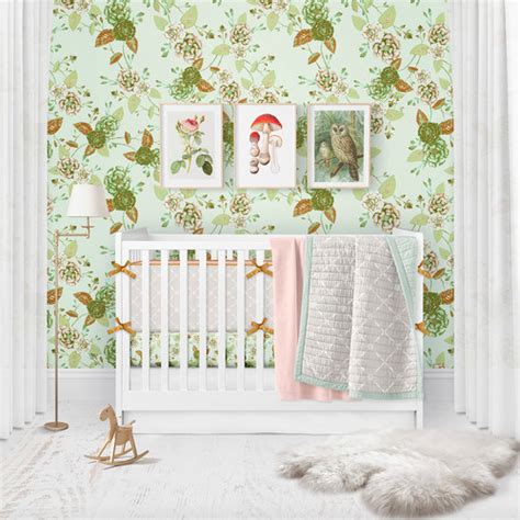 FLORAL WALLPAPER FOR THE NURSERY - pediped blog