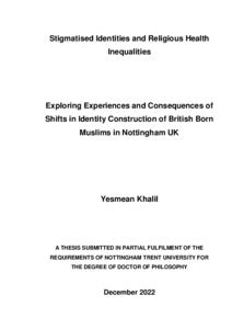 Stigmatised Identities And Religious Health Inequalities Exploring