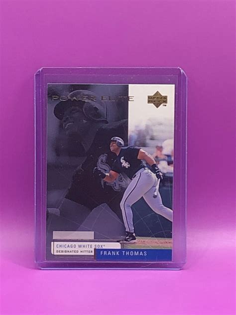 Frank Thomas Chicago White Sox Power Elite Upper Deck 1999 Etsy