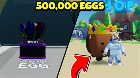 I Hatched 500K Eggs Hatched A Secret Pet Roblox Mining Simualtor 2