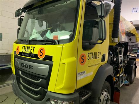 Stanley Asphalt Sweeper Graphics Just Print