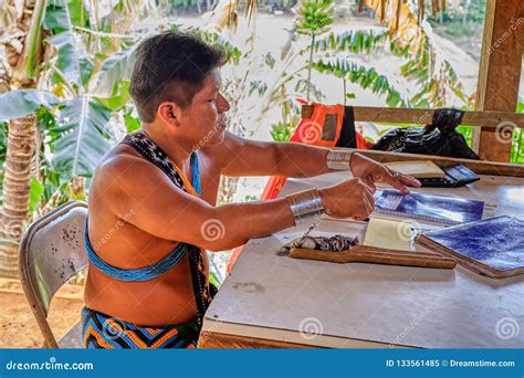 Embera Village Chagres Panama Editorial Image Image Of Ethnic