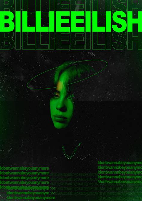 Billie Eilish Music Poster On Behance