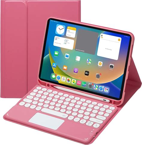 Funda con teclado táctil para iPad de 10 ª generación de tablet de 10 9