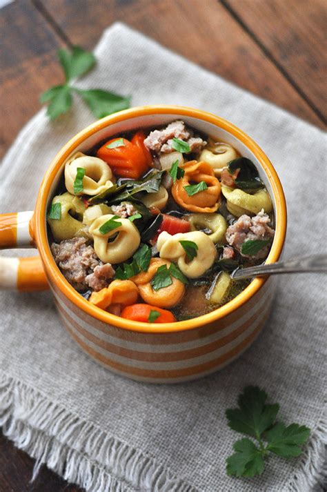 Crockpot Tortellini Soup With Italian Sausage Mighty Mrs Super Easy