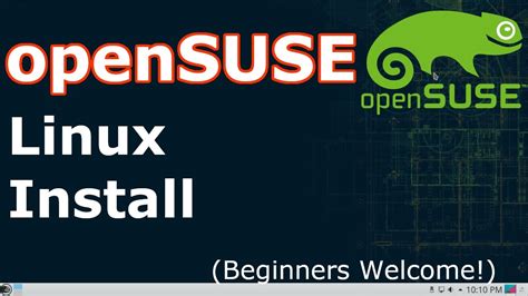 Opensuse Tumbleweed Install Tutorial Linux Beginners Guide