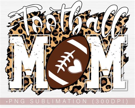 Football Mom Png Football Png Shirt Design Football Mama Etsy