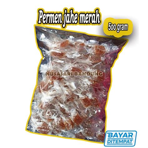 Jual Permen Jahe 500 Gr Permen Jahe Jadul Kiloan Shopee Indonesia