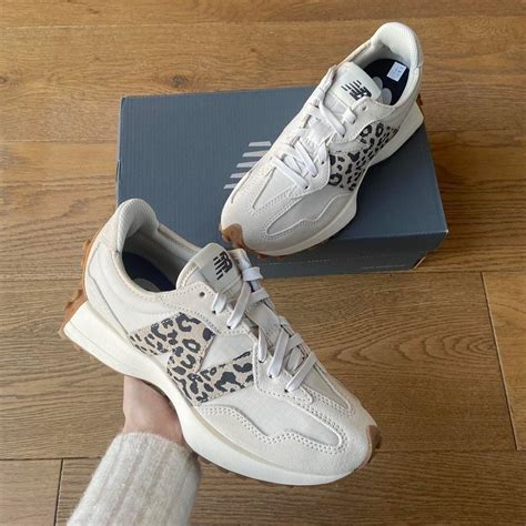 New Balance Trainers In Leopard Print Moonbeam Depop