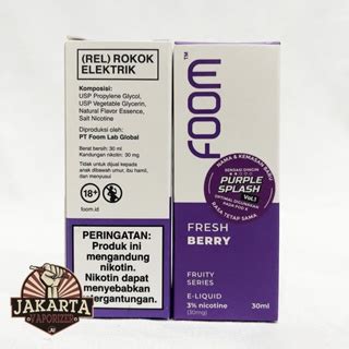 Jual SALT FOOM PURPLE SPLASH BERRY 30ML 30MG SALTNIC BY FOOM LAB