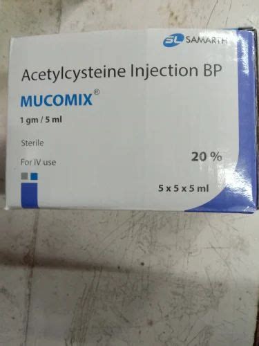 Mucomix Acetylcysteine Injection At Rs 350 Piece Acetylcysteine