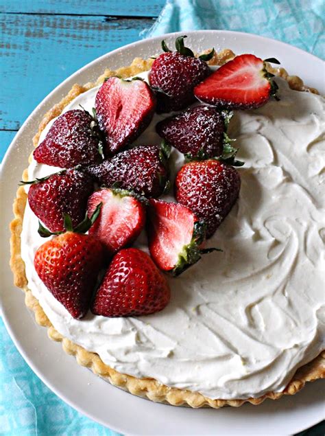 Strawberry Tart Recipe With Lemon Cream Cheese Filling