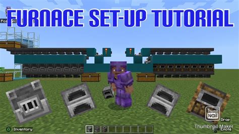 Furnace Smelting Array Tutorial Evenly Distributed Youtube