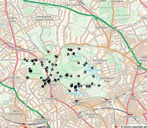 Historic postcards of Hampstead Heath - Walks on Hampstead Heath