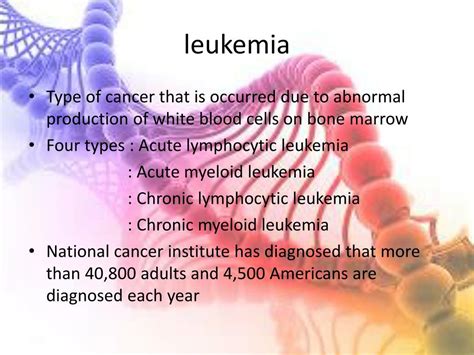 Ppt Leukemia Powerpoint Presentation Free Download Id 2030808