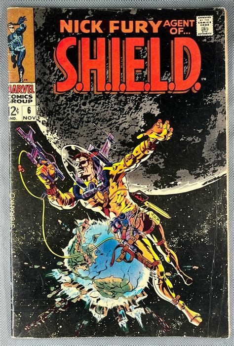 Nick Fury Agent Of SHIELD 1968 6 VG FN 5 0 Classic Jim Steranko