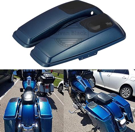 Amazon Moto Onfire Daytona Blue 6 X 9 Inch Saddlebag Speaker Lids