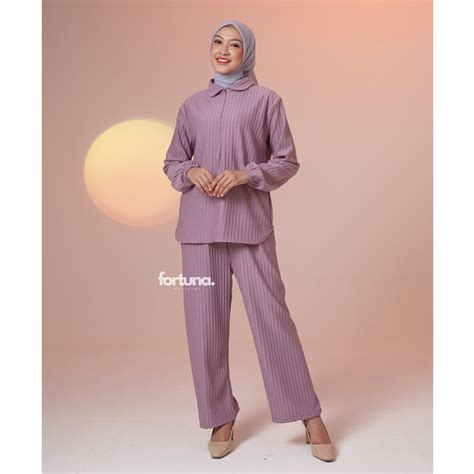 Jual ONE SET KNIT Premium Setelan Knit Wanita Terbaru Kekinian Jumbo