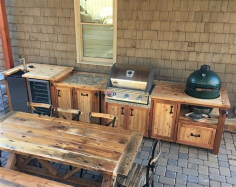 Grill And Chill Tables For Kamado Joe Big Green Egg Primo And Etsy