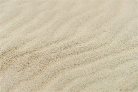 Abstract Texture Line Wave Sand On The Beach Nature Background Stock