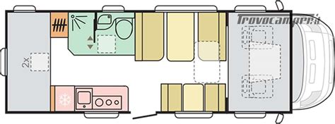 Noleggia Mansardato Adria Coral Xl Plus Dk Posti Con Doppia Dinette