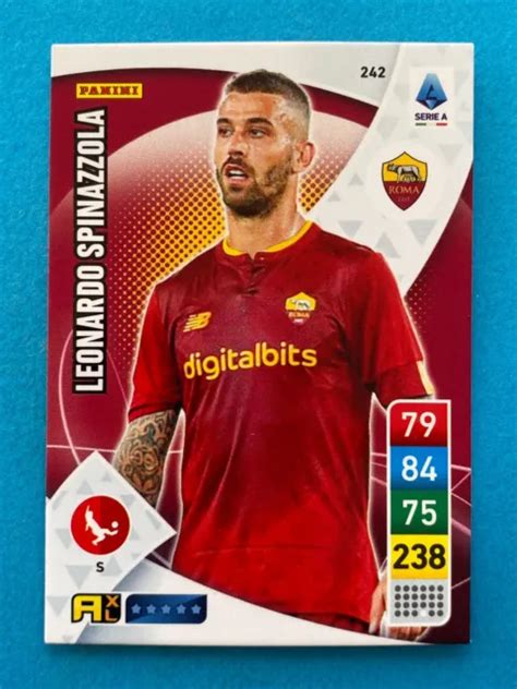 PANINI CALCIATORI ADRENALYN 2022 23 2023 N 242 Leonardo Spinazzola ROMA