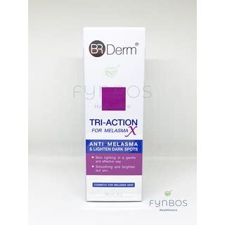 BR Derm TRI ACTION anti melasma ครมรกษาฝา จดดางดำ ชวยใหหนาขาวใส