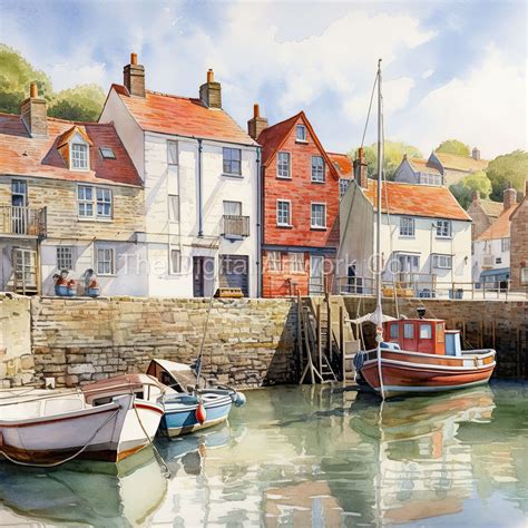 12 High Quality Designs Of Harbour Scenes 2 S Digital Print