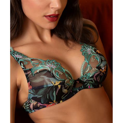 Soutien Gorge Triangle Glamour LISE CHARMEL Fleurs Etoiles Falbalas