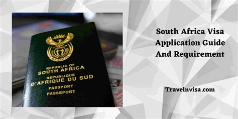 South Africa Visa Application Guide And Requirement Travel And Visa